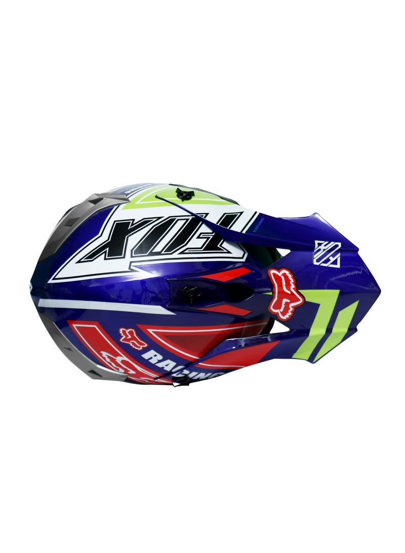Motocross Full Face Helmet Lightweight ABS Outer Shell-EPS Inner