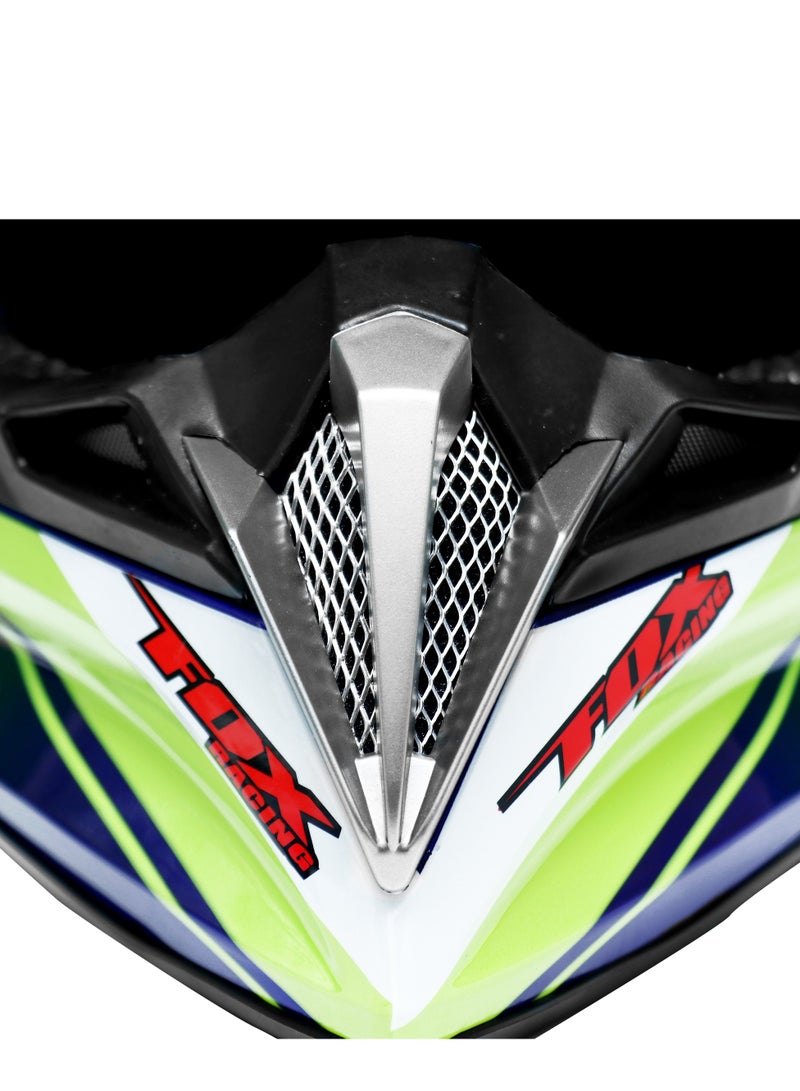 Motocross Full Face Helmet Lightweight ABS Outer Shell-EPS Inner