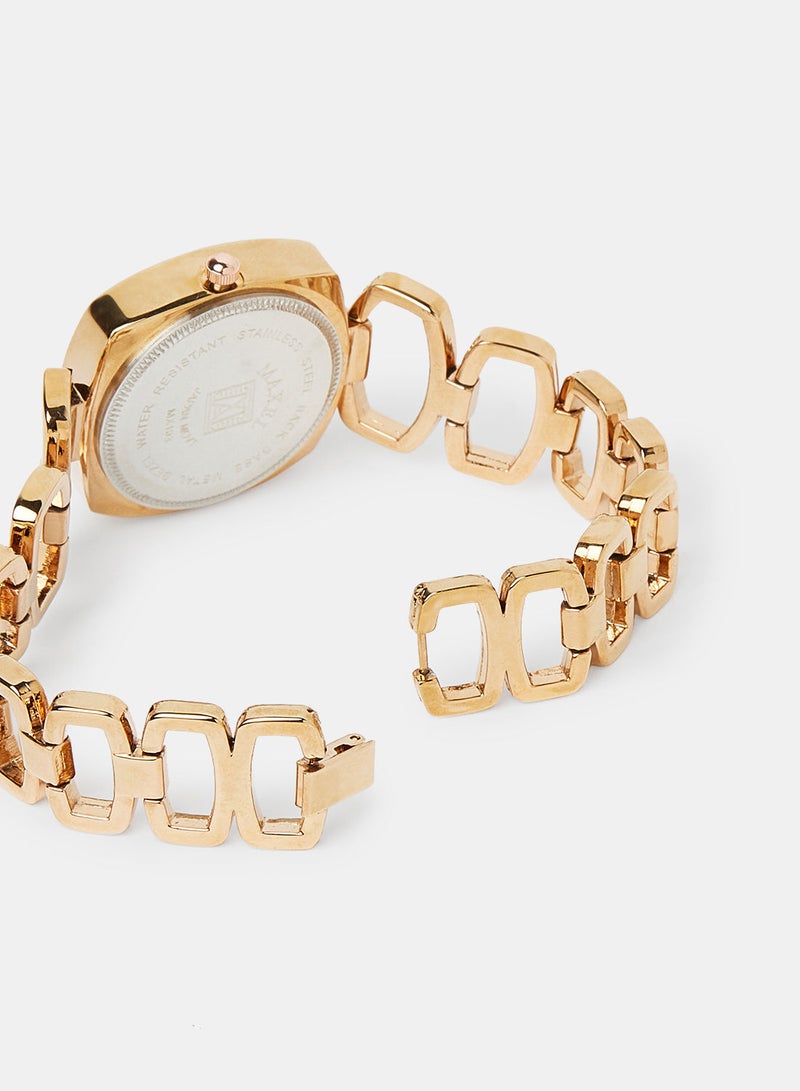 Maxel ساعة يد نسائية كلاسيكية كوارتز تناظرية MX184 - 28 مم - Image 3