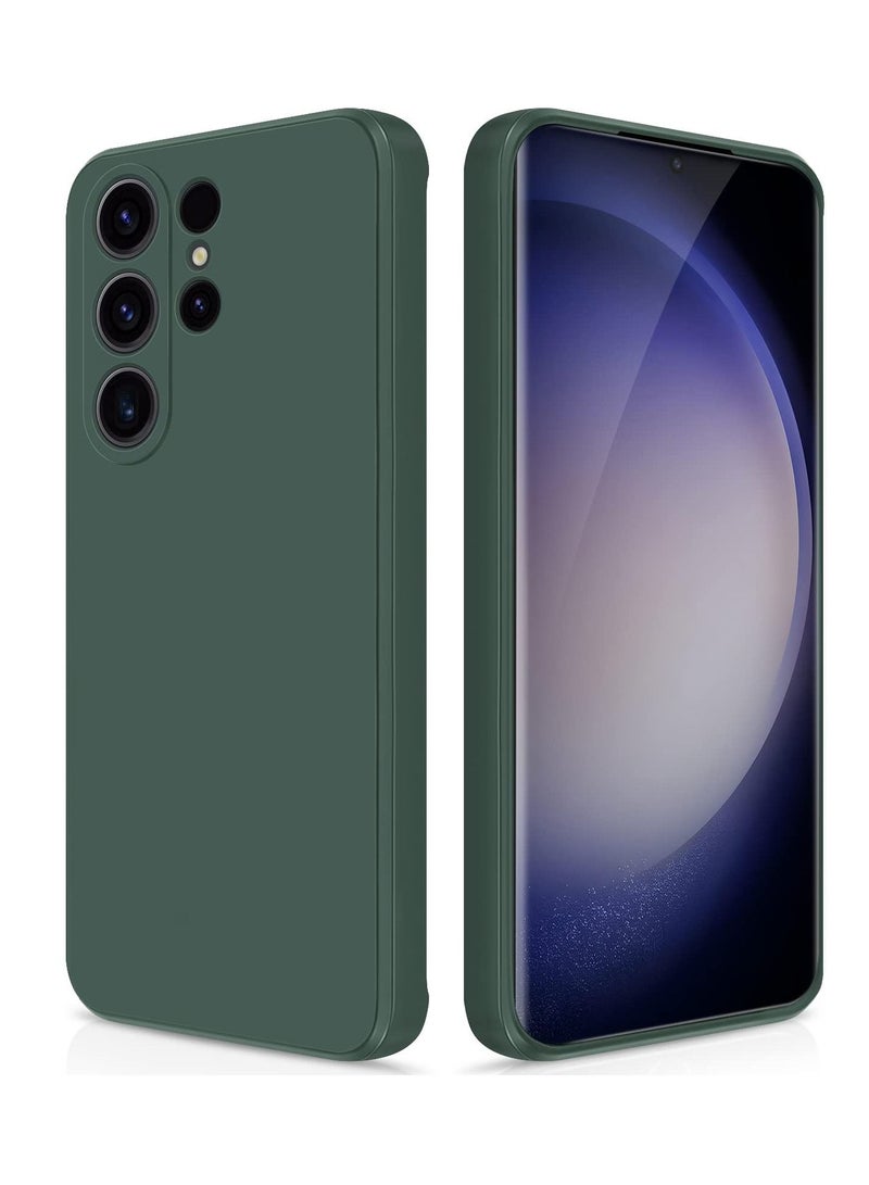 BORTONY S23 Ultra Case Liquid Silicone Shockproof Camera Protection with Inside Microfiber Lining Compatible with Samsung Galaxy S23 Ultra Cover 6.8 Inch - Image 1