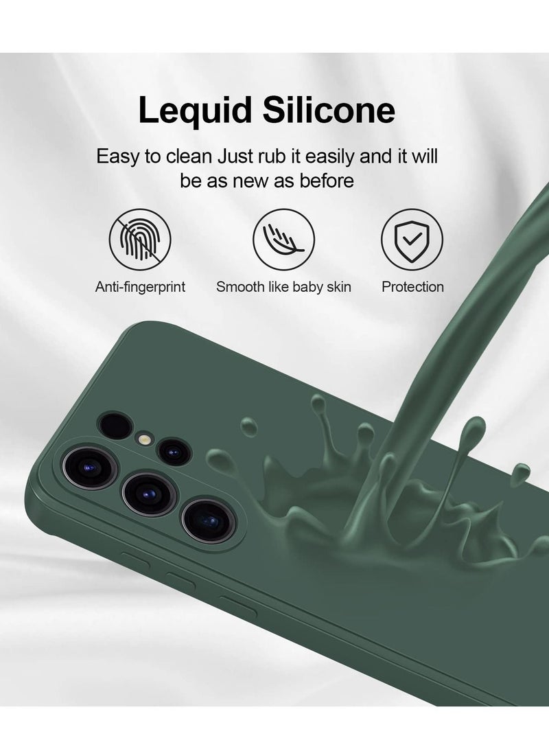 BORTONY S23 Ultra Case Liquid Silicone Shockproof Camera Protection with Inside Microfiber Lining Compatible with Samsung Galaxy S23 Ultra Cover 6.8 Inch - Image 5