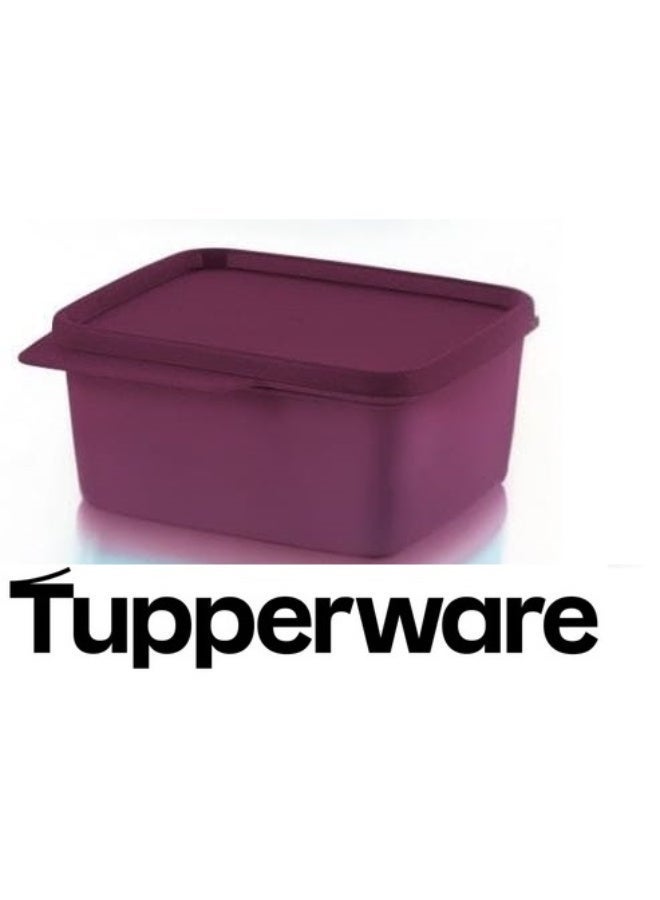Tupperware Square Refrigerator, Kitchen, Office, Home Storage Container Box Keep Tab 500ml -2 piece -Image colors (Daisy Purple and Dark Blue) - Image 3