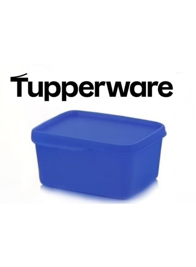 Tupperware Square Refrigerator, Kitchen, Office, Home Storage Container Box Keep Tab 500ml -2 piece -Image colors (Daisy Purple and Dark Blue) - Image 2
