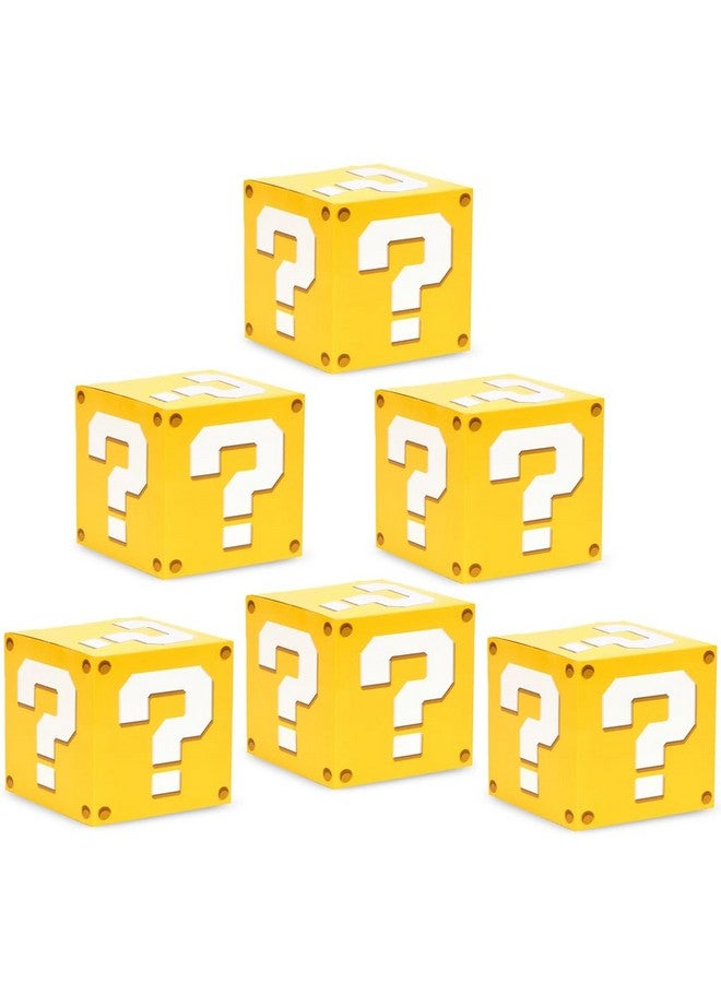 PARTVON Treat Box 24 Pcs Props Brick Comic Video Game Gift Bags Favor Snack Goody Cardboard Bag Perfect Or Gift Giving And Video Games Theme Party Favors Decorations Supplies (Question)  - Image 1