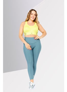 adidas By Stella McCartney Women Lightly Padded Outdoor Sports Bra, Yellow  - Image 2