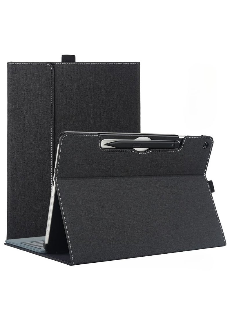 general Compatible with Microsoft Surface Pro 12-inch 2025 Tablet Protective Case, Sleeve Pouch Cover Stand PU Leather Hard Shell for Surface Pro 12 - Image 1