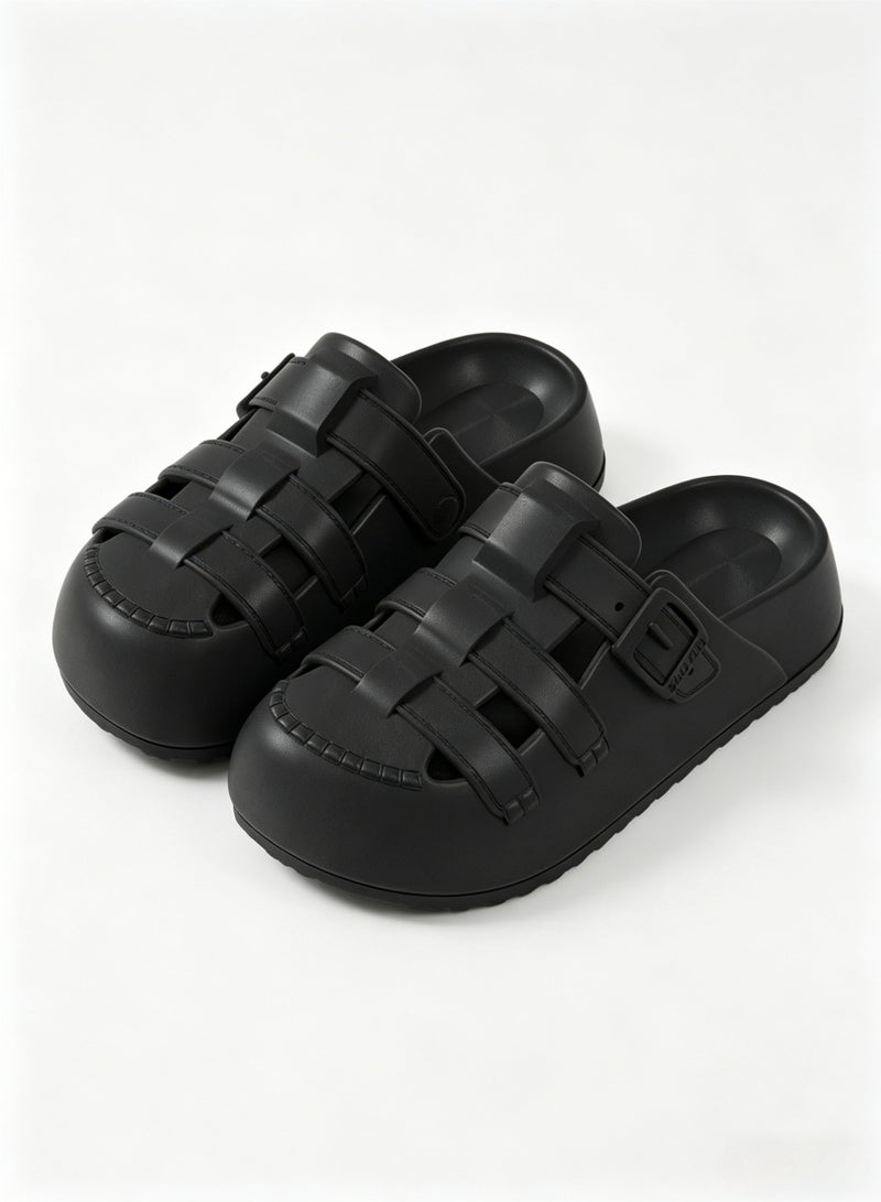 Designer-inspired breathable slip-on sandals for men and women, stylish and comfortable, perfect for the beach, pool, and casual occasions. - Image 1