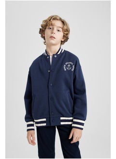 DeFacto Boy Regular Fit Crew Neck Long Sleeve Knitted Cardigan / Bolero  - Image 5