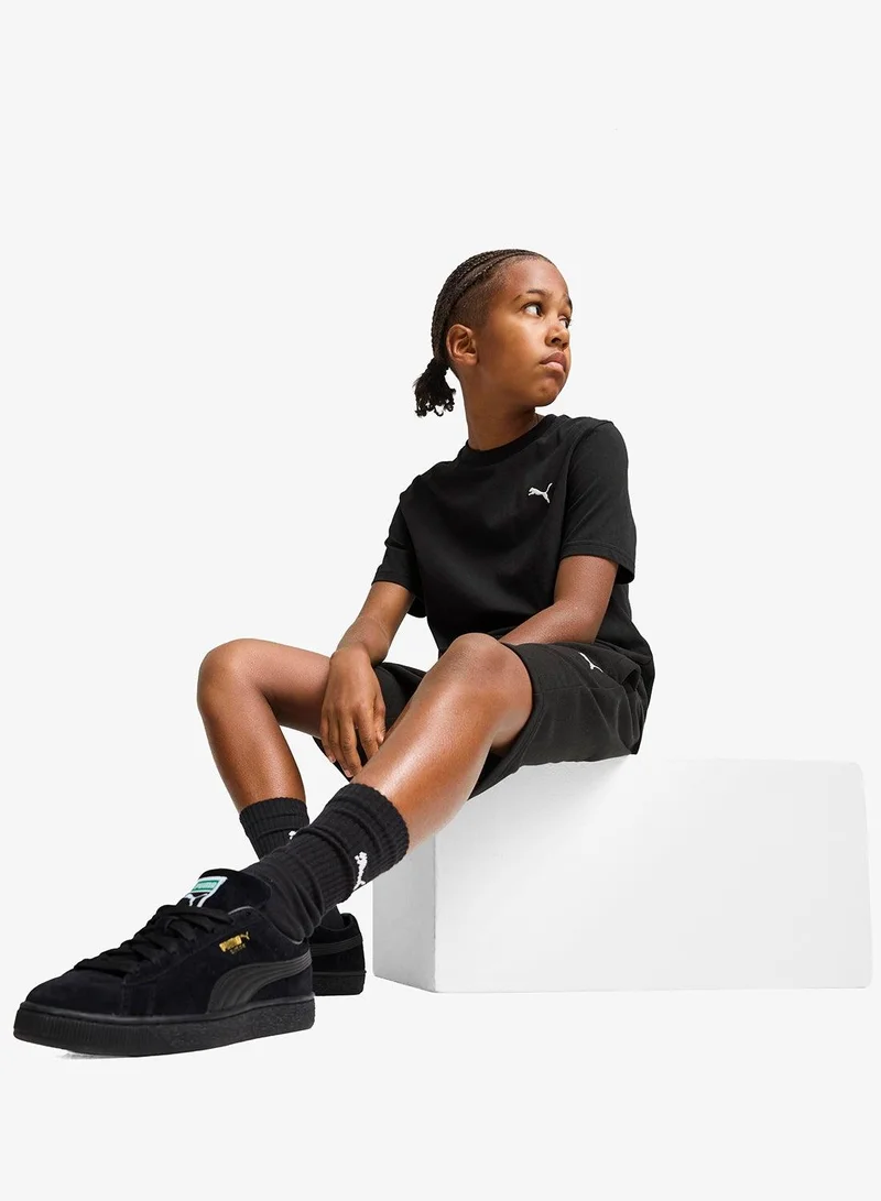 Puma PUMA Black Youth Essential Relaxed Shorts  | Best Price UAE
