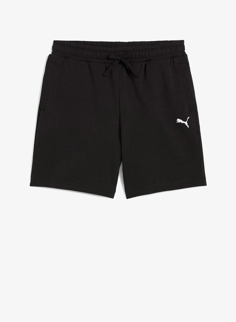 Puma PUMA Black Youth Essential Relaxed Shorts  | Best Price UAE