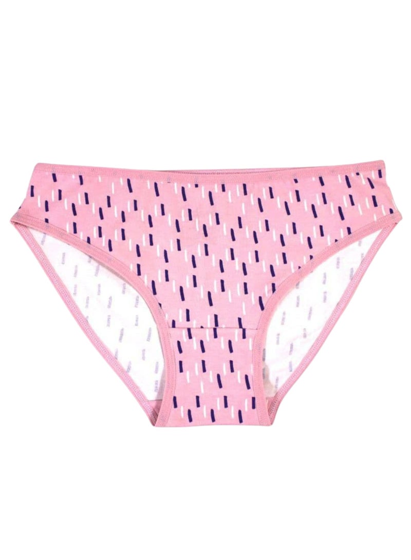 COLORS Pack of 6 Printed Cotton Bikini Panties Underwear for Women  - Image 3