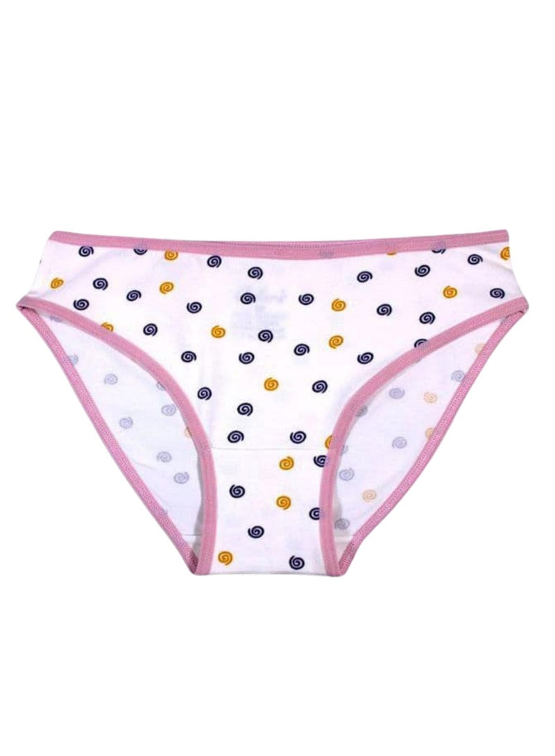 COLORS Pack of 6 Printed Cotton Bikini Panties Underwear for Women  - Image 5