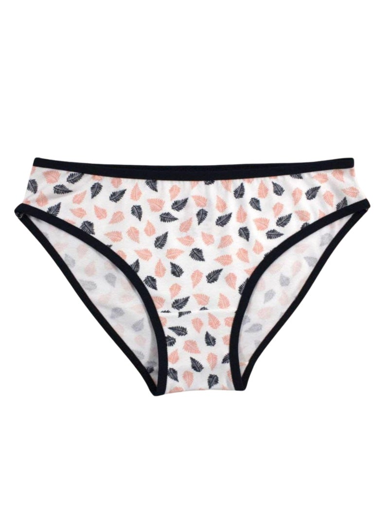 Pack of 6 Printed Cotton Bikini Panties Underwear for Women