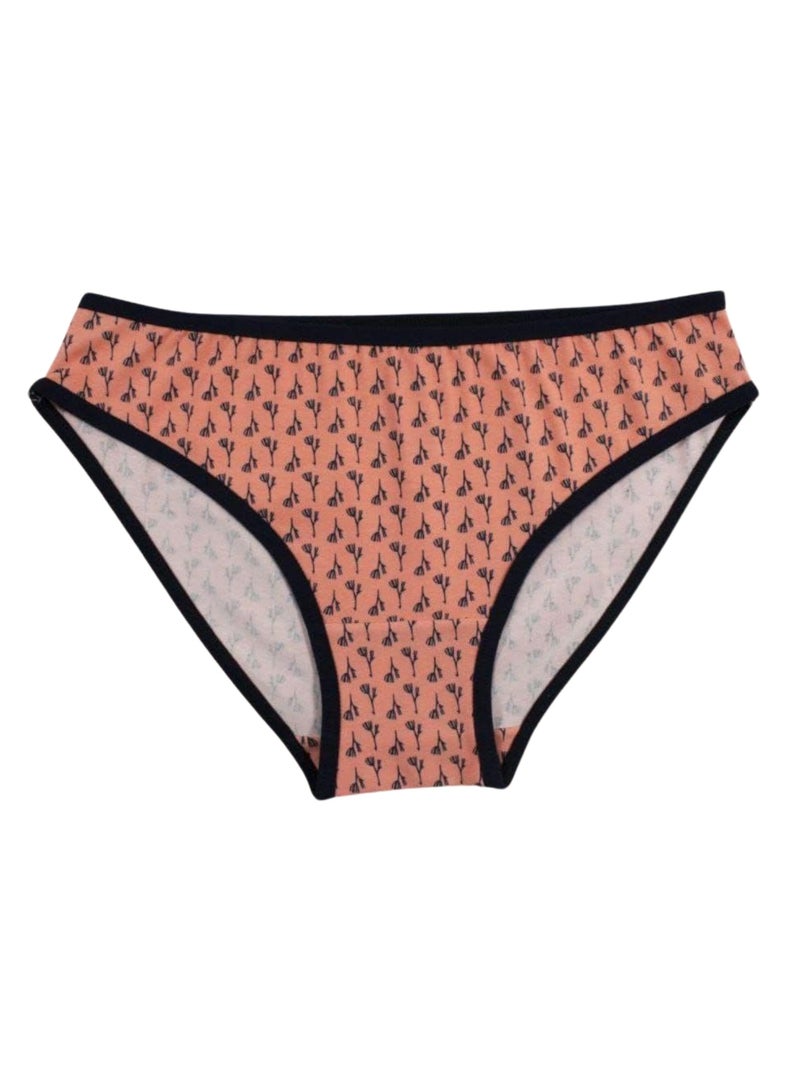 Pack of 6 Printed Cotton Bikini Panties Underwear for Women