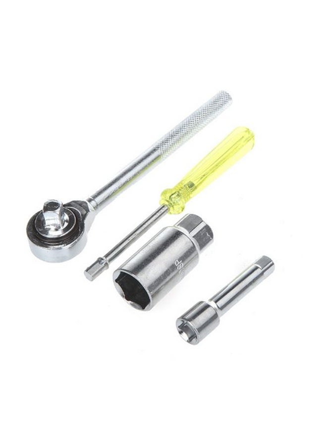 40-Piece Combination Socket Small Wrench Set Yellow/Grey 24cm - Image 4