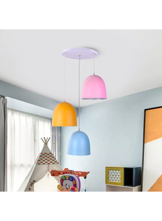 El Rawda Lighting Fola Ceiling Lamp | modern decorative LED E27 pendant light ceiling lamp hanging | suitable for any room | Color: Multicolor | Size: 70x45 cm