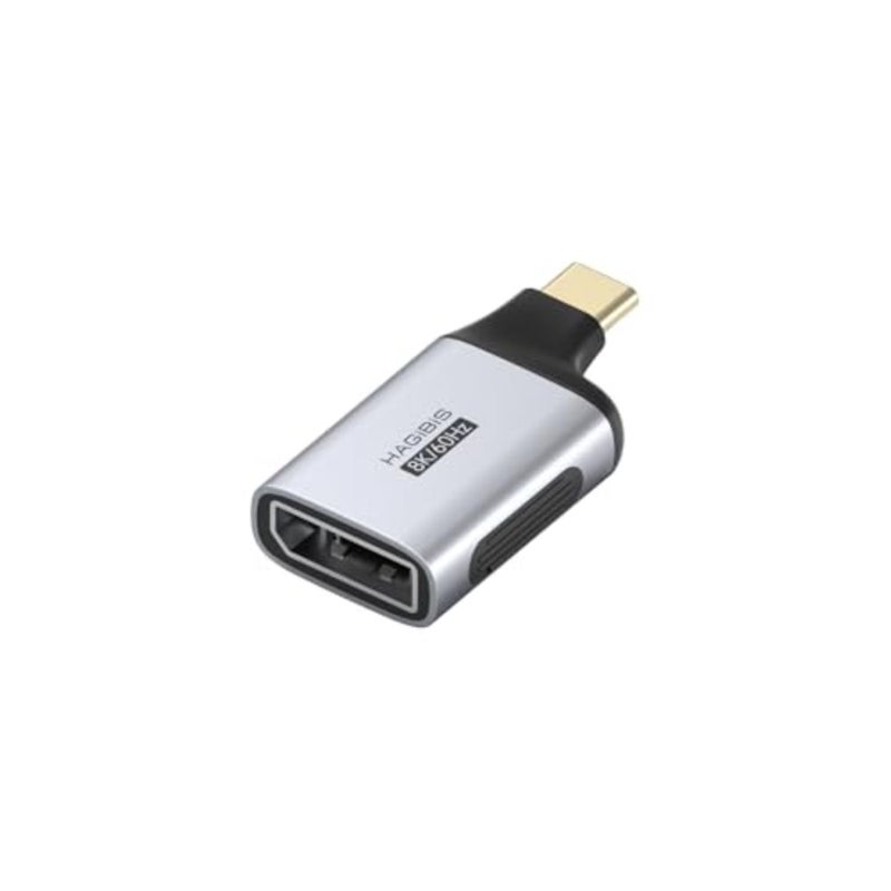 DisplayPort to HDMI Adapter, 8K@60Hz 4K@240Hz 2K@360Hz DP Male to HDMI Female Connector Converter for Laptop, PS5, XR/AR Glasses, Portable Monitor - Image 1
