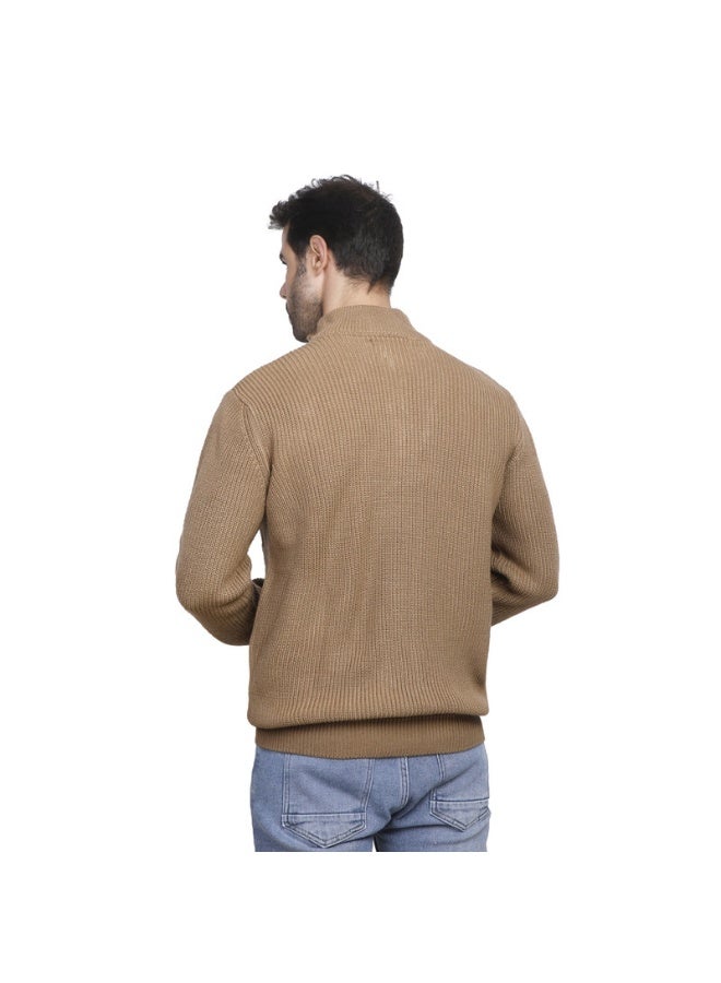 كوب كنزة رجالية كاجوال بأكمام طويلة - Image 3