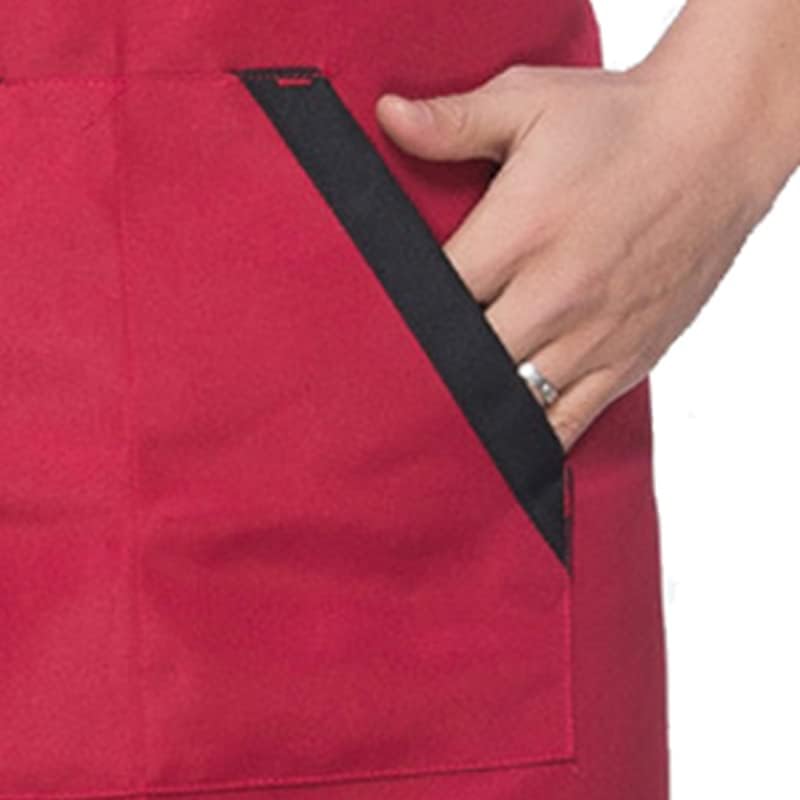 klarako Chef Apron, 2Pcs Chef Works Waist Apron for Men Women, Men's Half Apron with Pocket for Kitchen Restaurant Cooking - Image 1