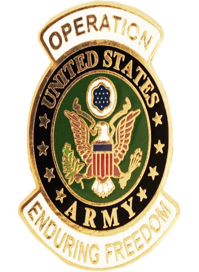 آرتيزان آول دبوس طية صدر السترة "الحرية الدائمة" للجيش الأمريكي، مقاس 1 بوصة