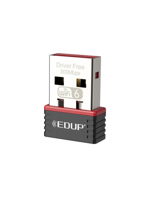 EDUP EP-AX300 300Mbps WiFi6 USB Free Drive Network Adapter