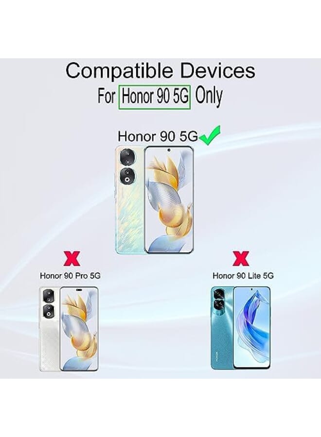 Ibywind 2 Pcs Screen Protector For Honor 90 5G 6.7 Inch Not For Honor 90 Pro 5G Honor 90 Lite 5G Flexible Tpu Film With 1Pc Camera Lens Protector 1Pc Back Film Easy To Install - Image 2