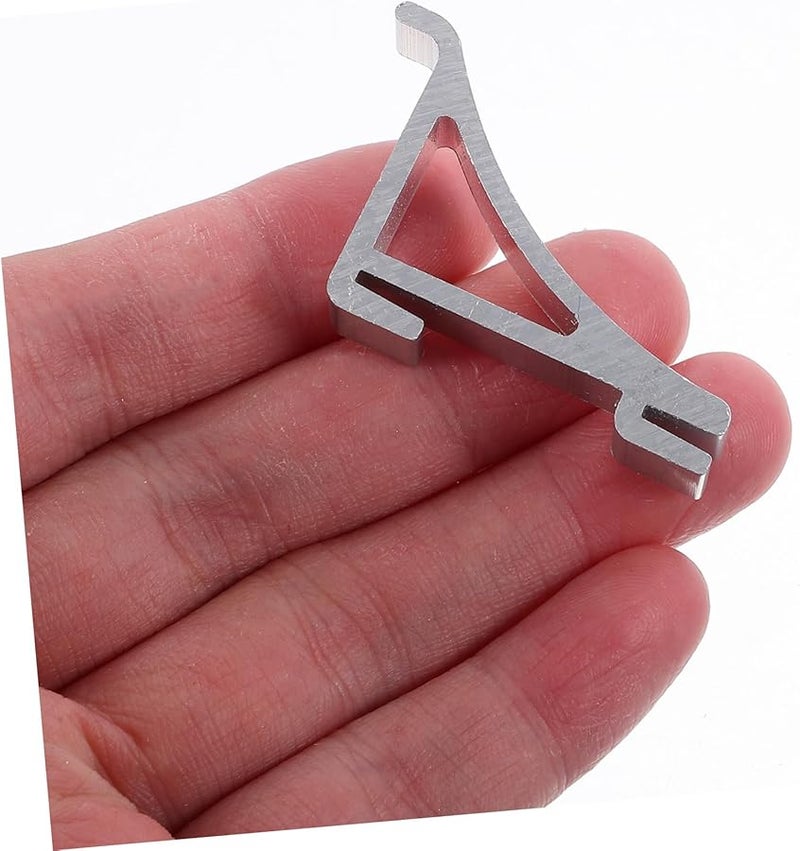 TEHAUX 4 قطع مشابك ثلاجة هوكس دعامة فريزر من الألومنيوم سهلة التركيب مشبك ثلاجة - Image 4