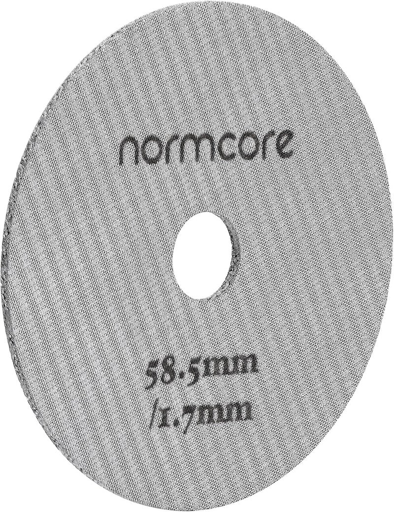 Normcore شاشة بوك مقاس 58.5 مم مع فتحة دائرية في المنتصف - شاشة دش سفلية - فلتر قهوة معدني قابل لإعادة الاستخدام مناسب لـ La Marzocco/Gaggia - سماكة 1.7 مم - فولاذ مقاوم للصدأ 316 - Image 1