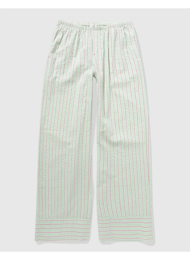 Aerie Aerie Off-Duty Seersucker Trouser PJ