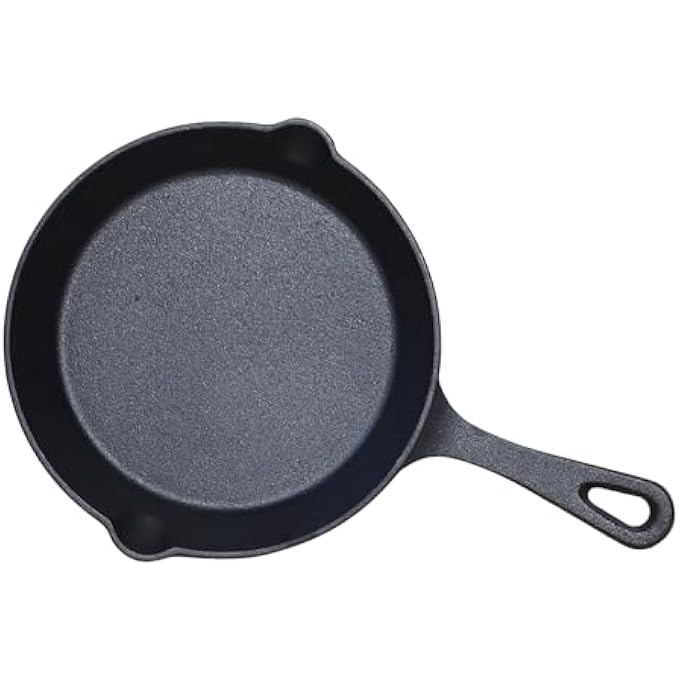 Buckingham 30066 Cast Iron PreSeasoned Skillet Frying Pan 20 Cm For Healthy Cooking  Premium Quality Black - Image 2