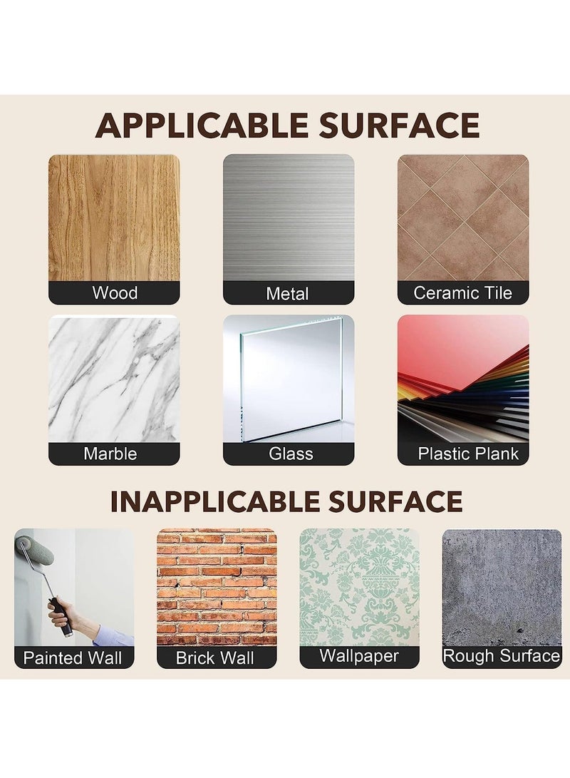 4 Packs Heavy Duty Stick On Wall and Door Hooks for Hanging Bathroom Towel Hooks and Kitchen Hallway Sticky Black Hooks Coat Hooks Robe Hook Wall Mounted Stainless Rustproof - Image 5