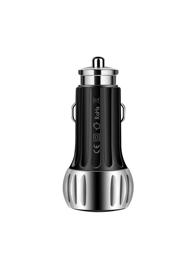 Network 2-USB Port Quick Car Charger Black - Image 4