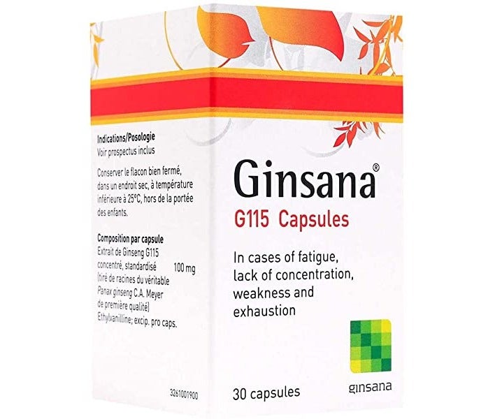 Ginsana Cap 30 Pieces