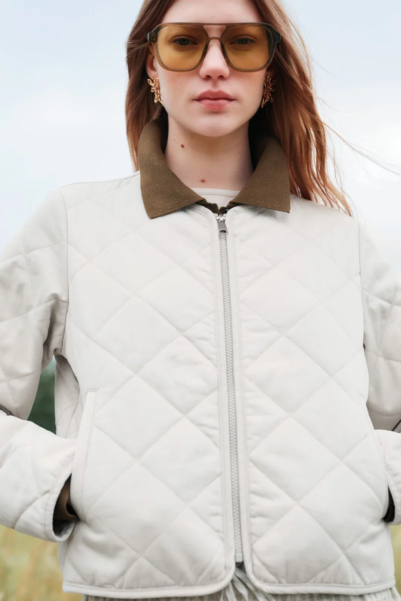 H&M Quilted cotton jacket