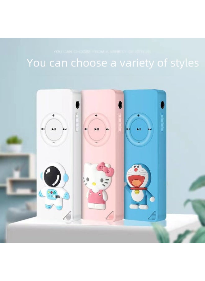 Generic - External Mp3 Student Walkman Simple Long Cartoon Sports Card Player With Card Full Set Wholesale-Body Color:Frog-Memory Capacity:16GB (Host + Ear + Memory Card + OTG + Lanyard) - Image 1