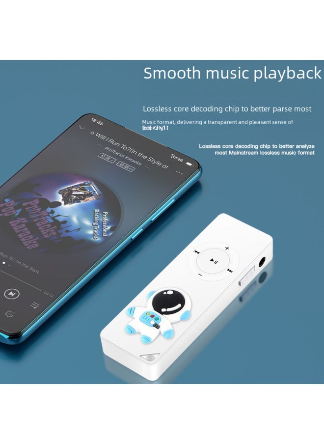 Generic - External Mp3 Student Walkman Simple Long Cartoon Sports Card Player With Card Full Set Wholesale-Body Color:Frog-Memory Capacity:16GB (Host + Ear + Memory Card + OTG + Lanyard) - Image 1