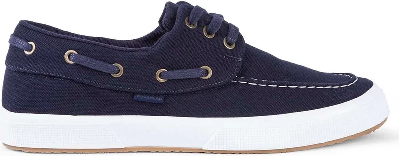 Buckhead 4 Edoras Navy Blue Summer Linen Comfort Sneaker Sports Shoes V1