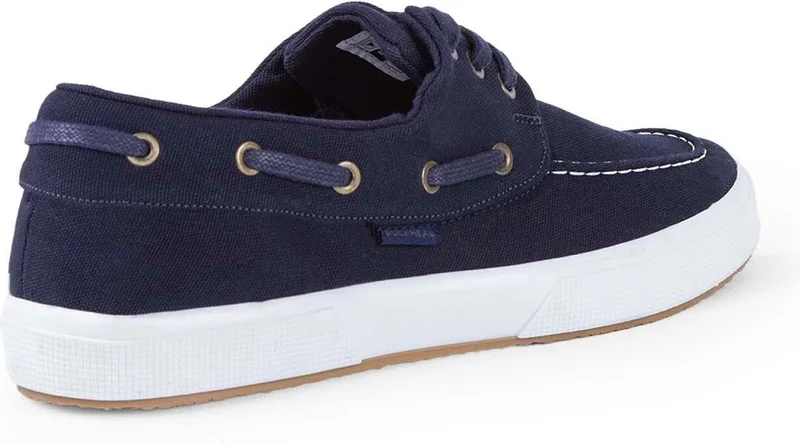 Buckhead 4 Edoras Navy Blue Summer Linen Comfort Sneaker Sports Shoes V1