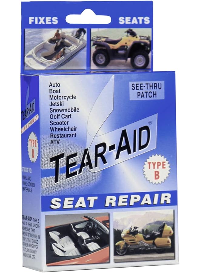 TEAR-AID Vinyl Seat Repair Kit, Blue Box Type B, Single - Image 1