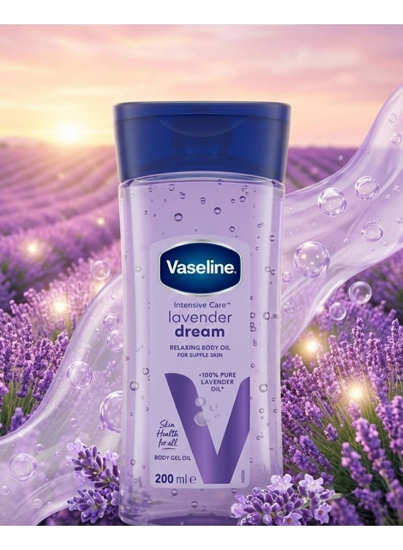 فازلين زيت جل للجسم 200مل انتينسيف كير بالخزامي - Image 3