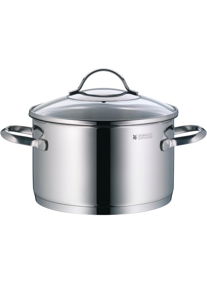 WMF High Casserole  20 Cm Approx. 3.3L Provence Plus Pouring Rim Glass Lid Cromargan Stainless Steel Polished Suitable For Induction Hobs Dishwasher Safe - Image 4