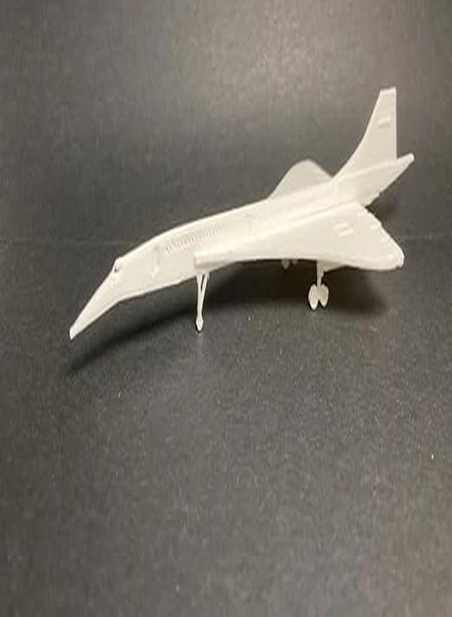 3D CRAFT Concorde Aircraft Model Kit, White Plastic Assembly Parts, Scale Model Airplane - Image 3