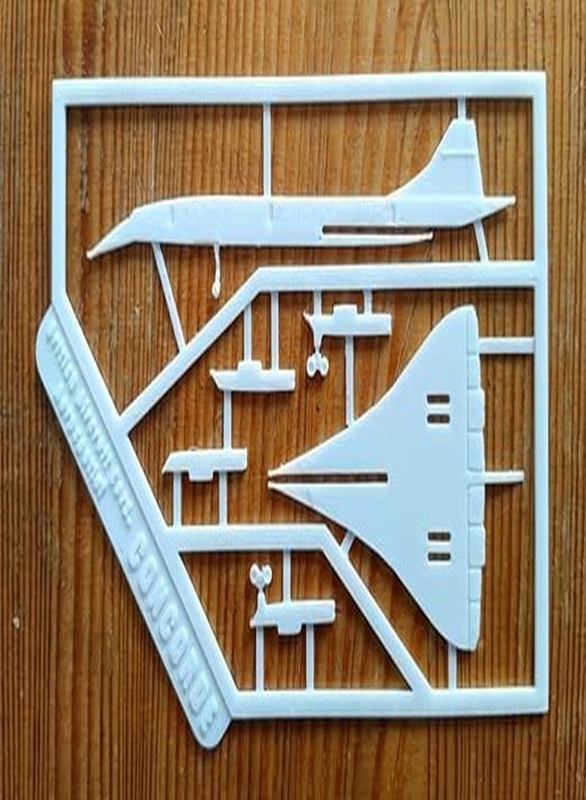 3D CRAFT Concorde Aircraft Model Kit, White Plastic Assembly Parts, Scale Model Airplane - Image 4