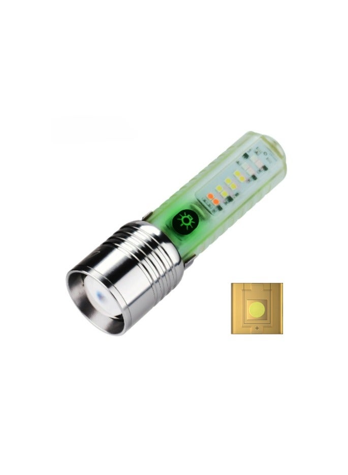 مصباح يدوي LED بقوة 30 وات - مصباح تلسكوبي قوي بمدى 1000 متر للاستخدام في الهواء الطلق وفي حالات الطوارئ (متوافق مع الاتحاد الأوروبي والولايات المتحدة) - Image 1