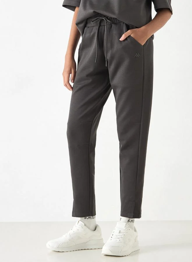 Kappa Kappa Track Pants with Drawstring Closure and Pockets