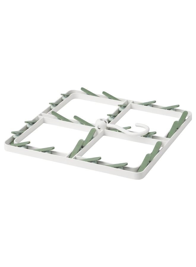 erorex Hang dryer 24 clothes pegs, green - Image 2