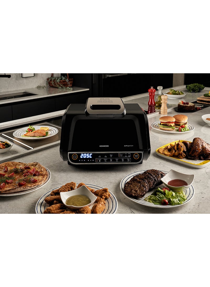 KENWOOD Digital Smart Air Fryer XL with Grill, Air Fry, Roast, Bake, Dehydrate & Reheat 8 L 1900 W GHF40.000BK Black - Image 5