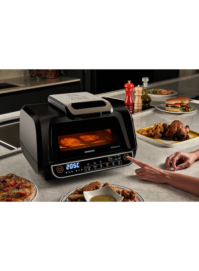 KENWOOD Digital Smart Air Fryer XL with Grill, Air Fry, Roast, Bake, Dehydrate & Reheat 8 L 1900 W GHF40.000BK Black - Image 2