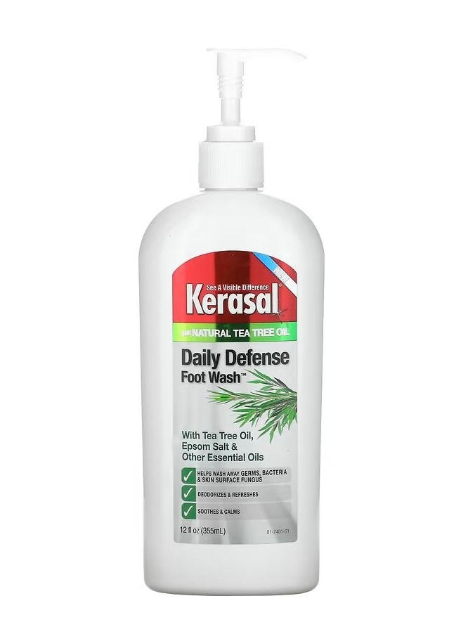 Kerasal Daily Defense Foot Wash Plus Natural Tea Tree Oil 355 ml 