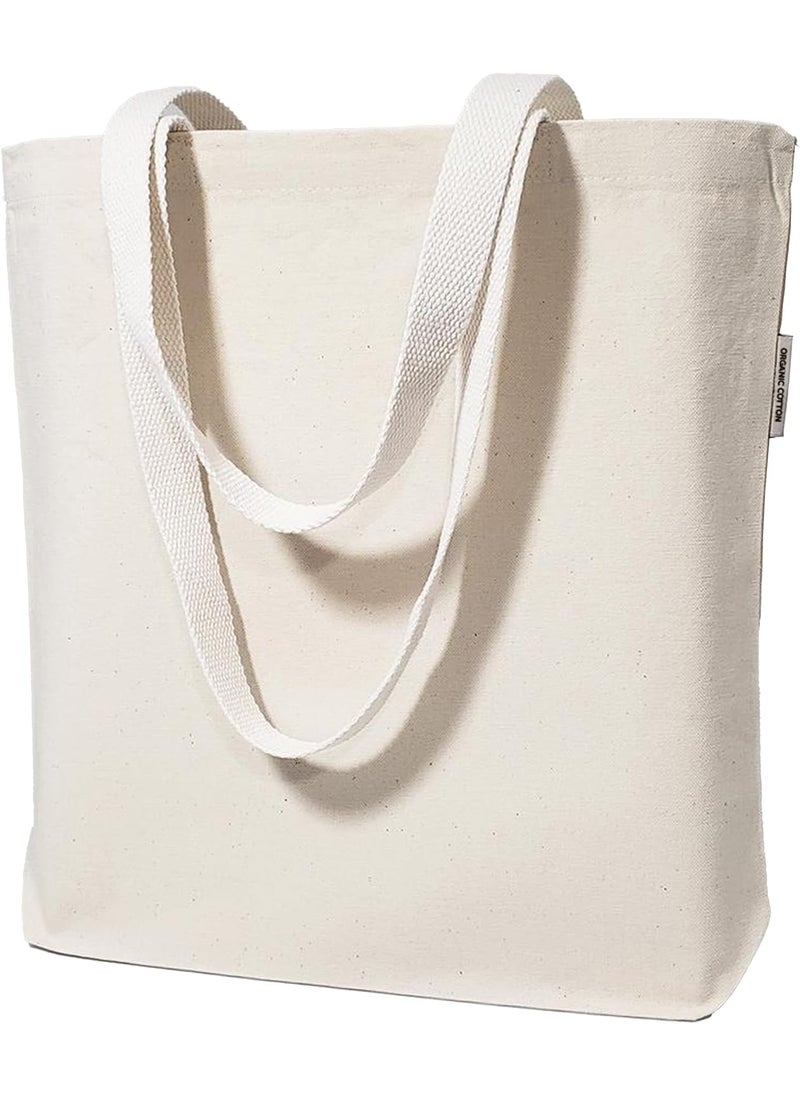 TBF Blank Bulk Canvas Tote Bags Wholesale Organic Natural Color Plain Bags for Decorating Heat Transfer Printing DIY Crafts  - Image 1